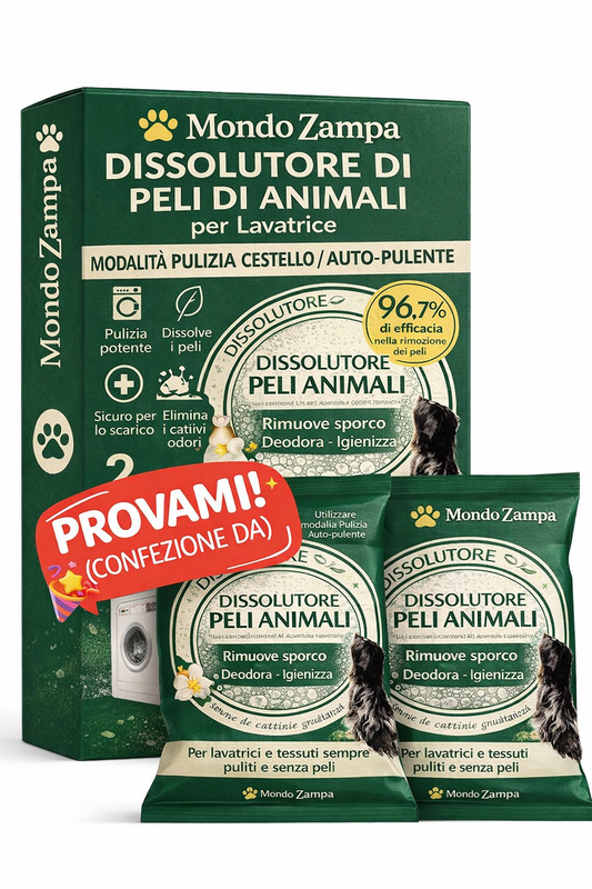 DissolviPeli™ - Dissolutore di Peli per Lavatrice – Pack da 2